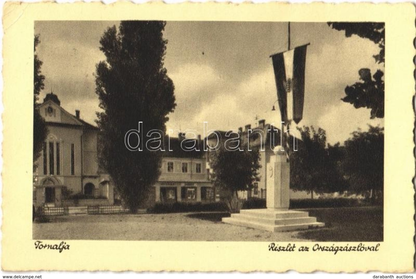 T2/T3 1940 Tornalja, Tornaalja, Tornala; Országzászló / Hungarian Flag (EK) - Ohne Zuordnung