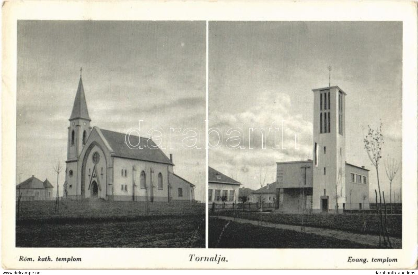 T2/T3 Tornalja, Tornaalja, Tornala; Római Katolikus és Evangélikus Templom. Bussányi Fotó Felvétele / Churches - Ohne Zuordnung