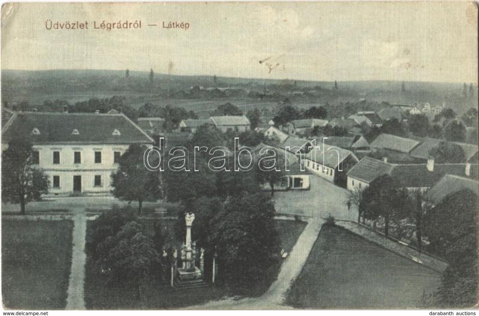 T3 1913 Légrád, Legrad; Látkép / General View (ázott Sarok / Wet Corner) - Ohne Zuordnung