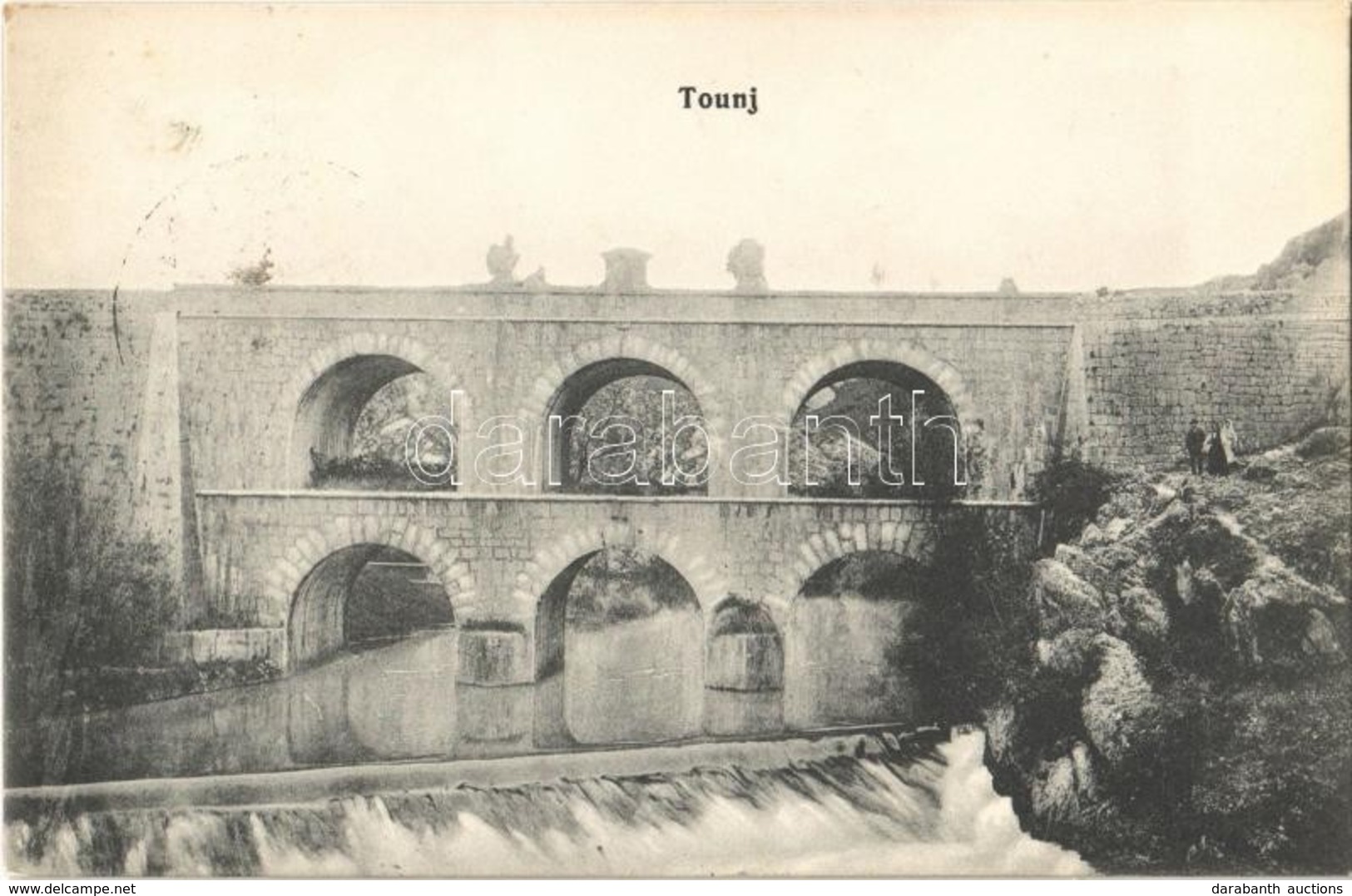 T2 1912 Tounj, Kétszintes Kőhíd / Two-storey Stone Bridge - Ohne Zuordnung