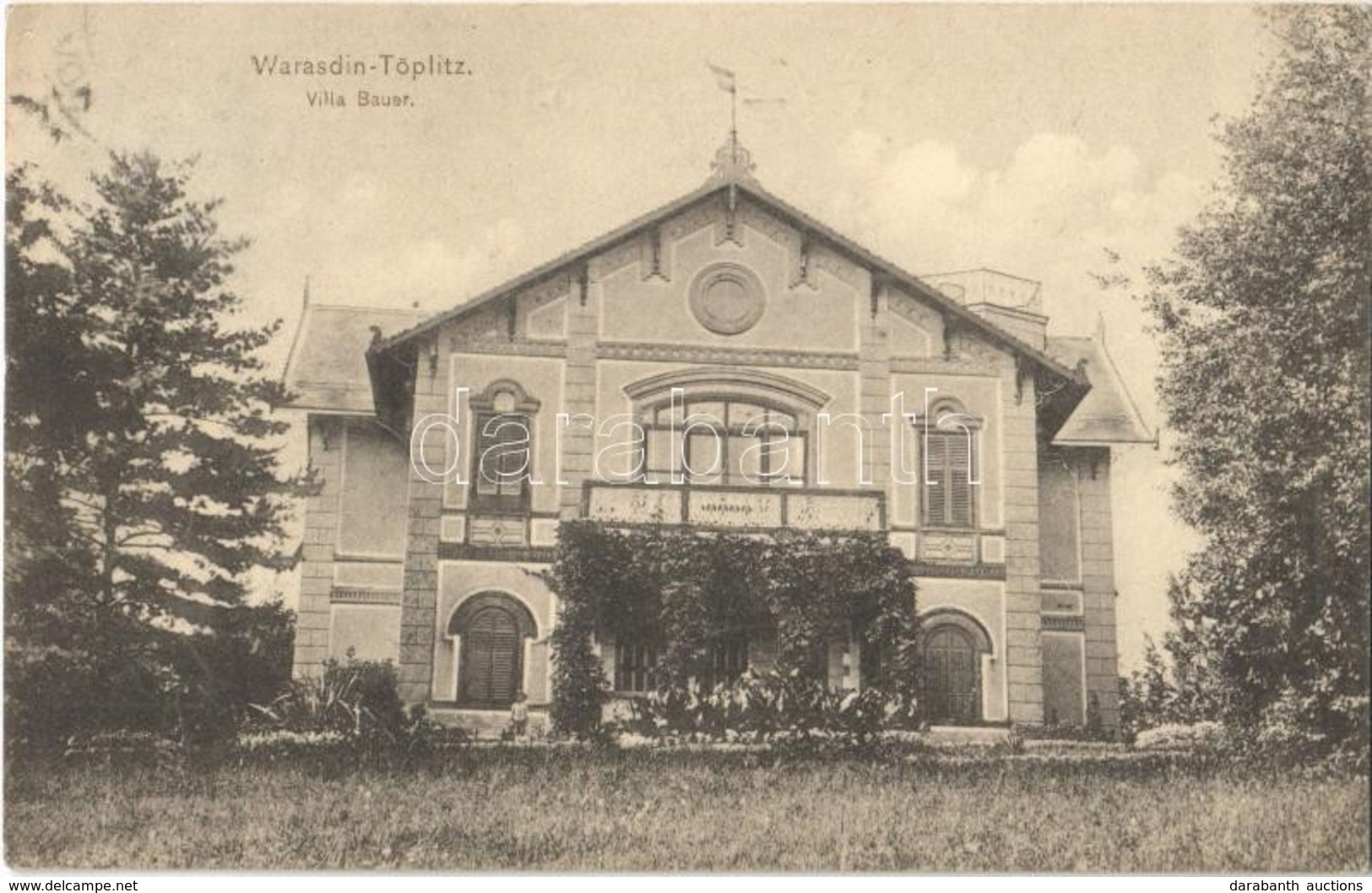 T2/T3 Varasdfürdő, Warasdin-Töplitz, Varazdinske Toplice; Villa Bauer (EK) - Ohne Zuordnung