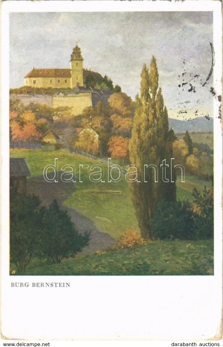 T2/T3 1917 Borostyánkő, Bernstein; Borostyánkő Vára / Burg Bernstein, Burgenlandburgen / Castle S: Karl Maria Schuster ( - Ohne Zuordnung