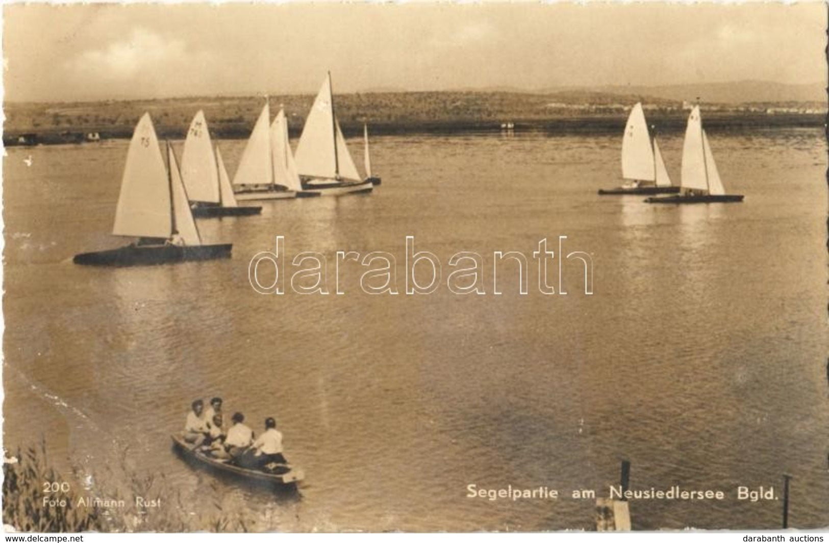 * T2/T3 Ruszt, Rust Am Neusiedlersee; Segelpartie Am Neusiedlersee / Vitorlások A Fertő Tavon, Csónak. Karl Allmann Phot - Ohne Zuordnung