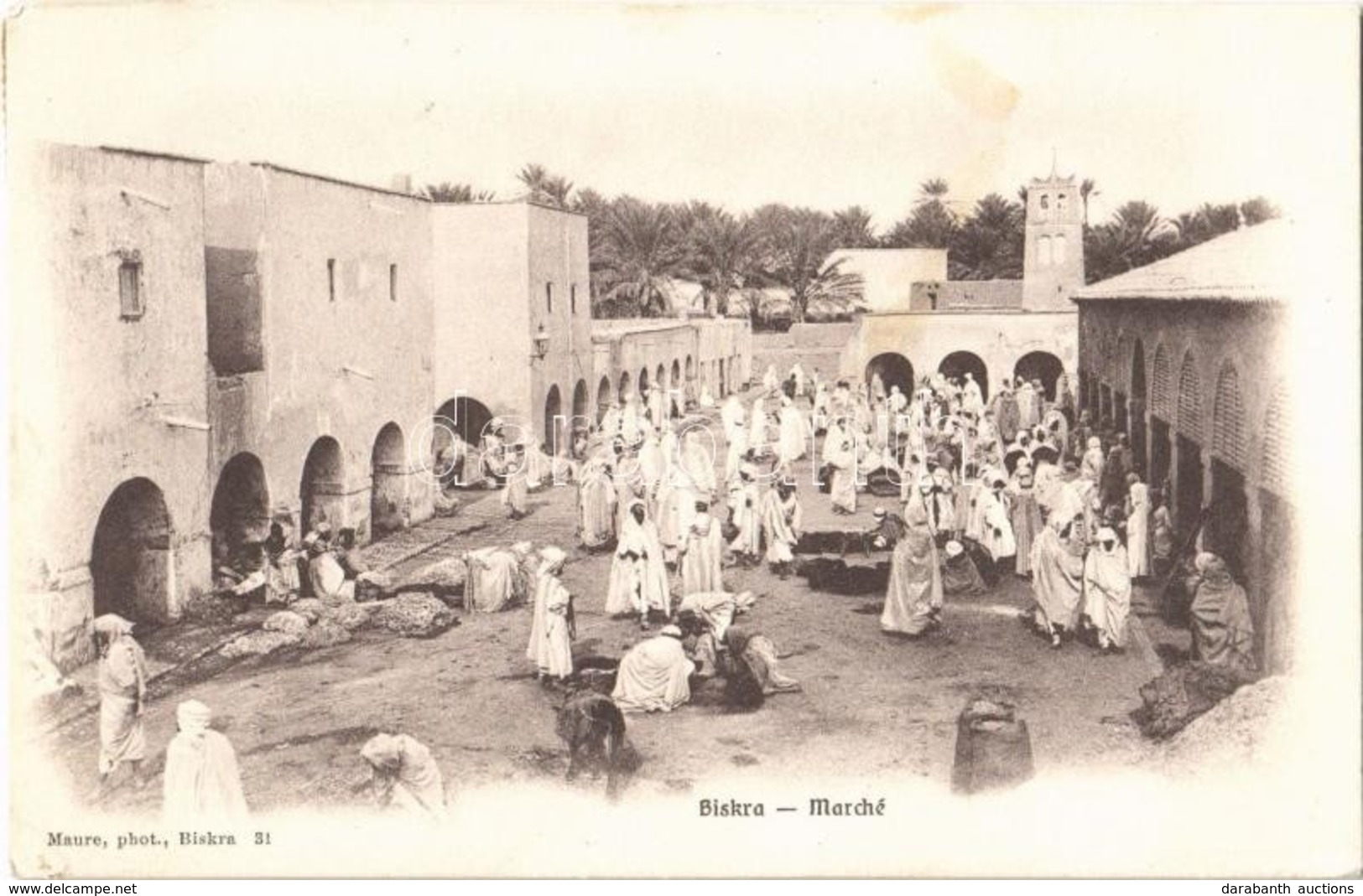 T1/T2 1907 Biskra, Marché / Market, Folklore - Ohne Zuordnung