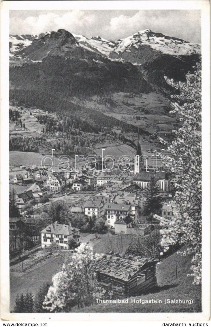 ** T2/T3 Bad Hofgastein (Salzburg), General View, Church, Mountains (EK) - Ohne Zuordnung