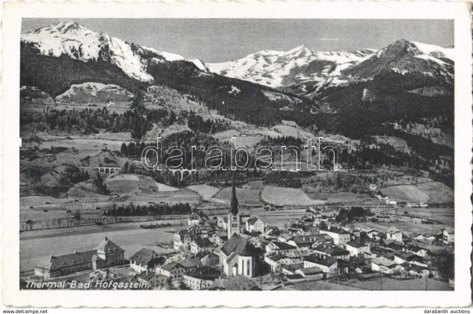 ** T2/T3 Bad Hofgastein, General View, Church, Mountains (EK) - Ohne Zuordnung