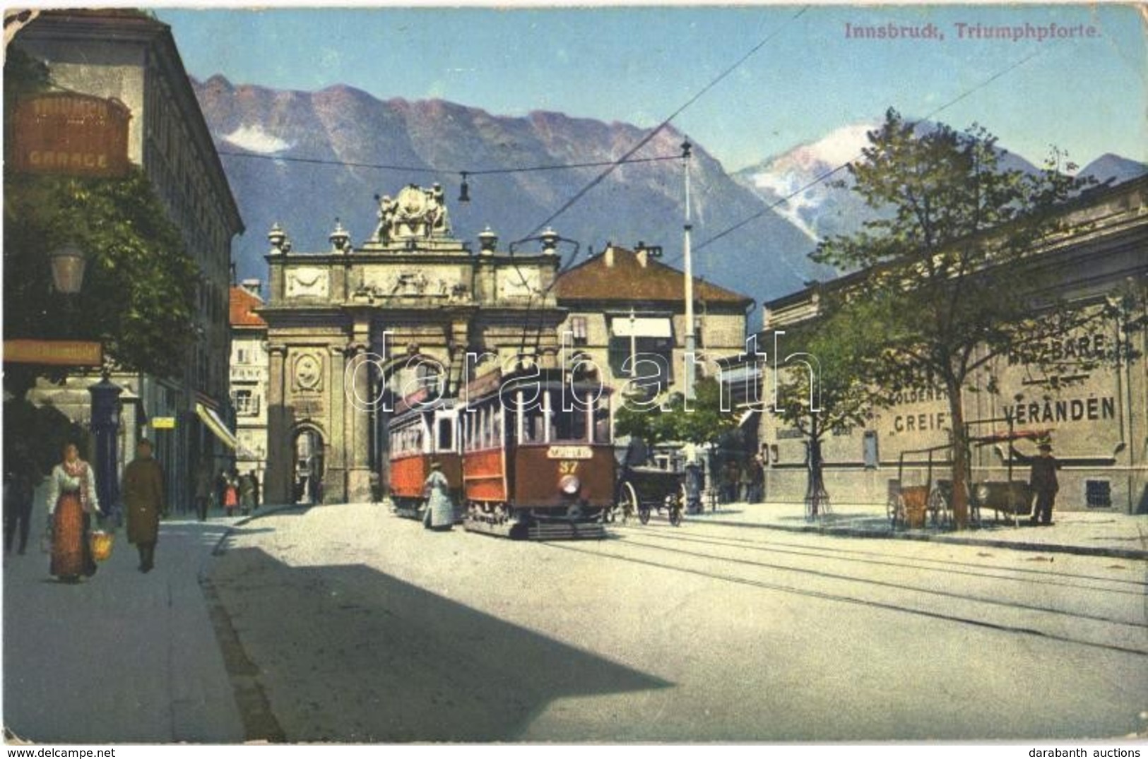 T2/T3 Innsbruck, Triumphpforte / Tram, Street (EK) - Ohne Zuordnung