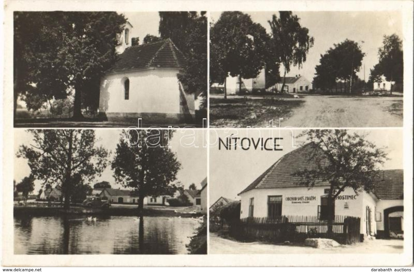 T1/T2 Neratovice, Nítovice, General View, Church, Automobile - Ohne Zuordnung