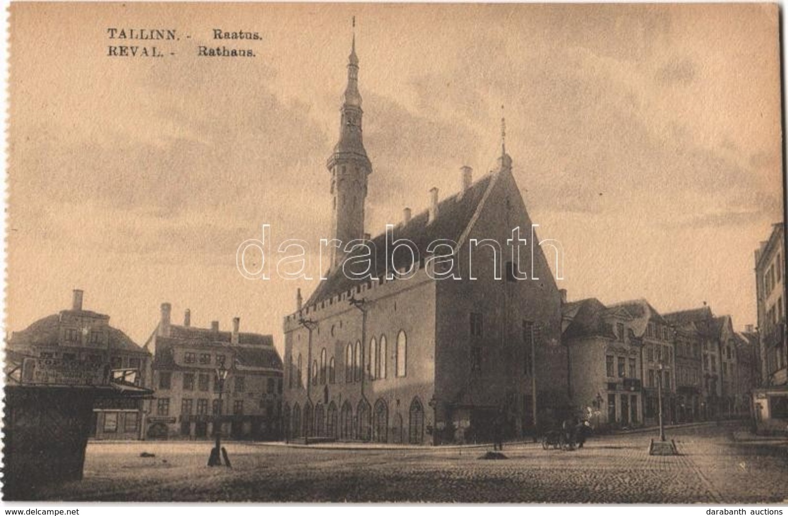** T1 Tallinn, Reval; Rathaus / Town Hall, From Postcard Booklet - Ohne Zuordnung