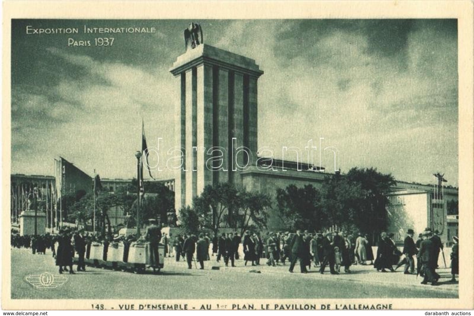 ** T1 1937 Paris, Exposition Internationale, Le Pavillon De L'Allemagne / German Pavilion - Ohne Zuordnung