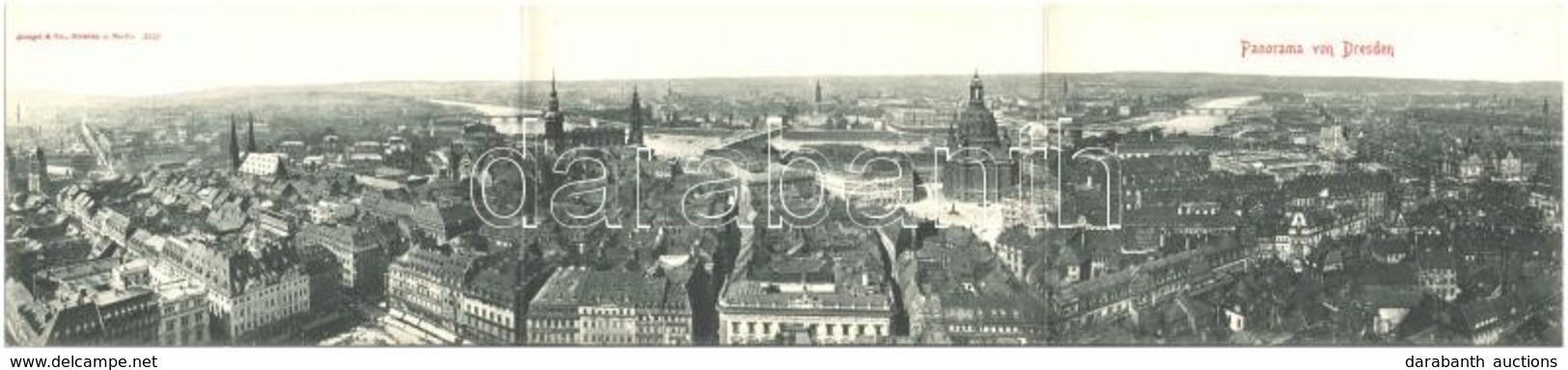 ** T1 Dresden. 3-tiled Folding Panoramacard - Ohne Zuordnung