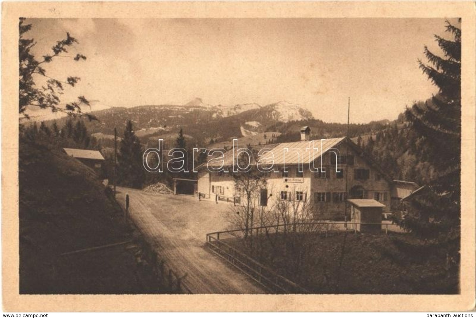 T2 1924 Oberstdorf, Oesterr Grenz-Wirtshaus Walserschanz / Mountans - Ohne Zuordnung