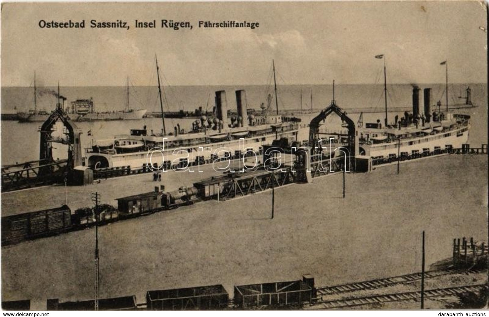 * T2/T3 Sassnitz (Ostseeebad), Insel Rügen, Fährschiffanlage / Port, Ships (EB) - Ohne Zuordnung