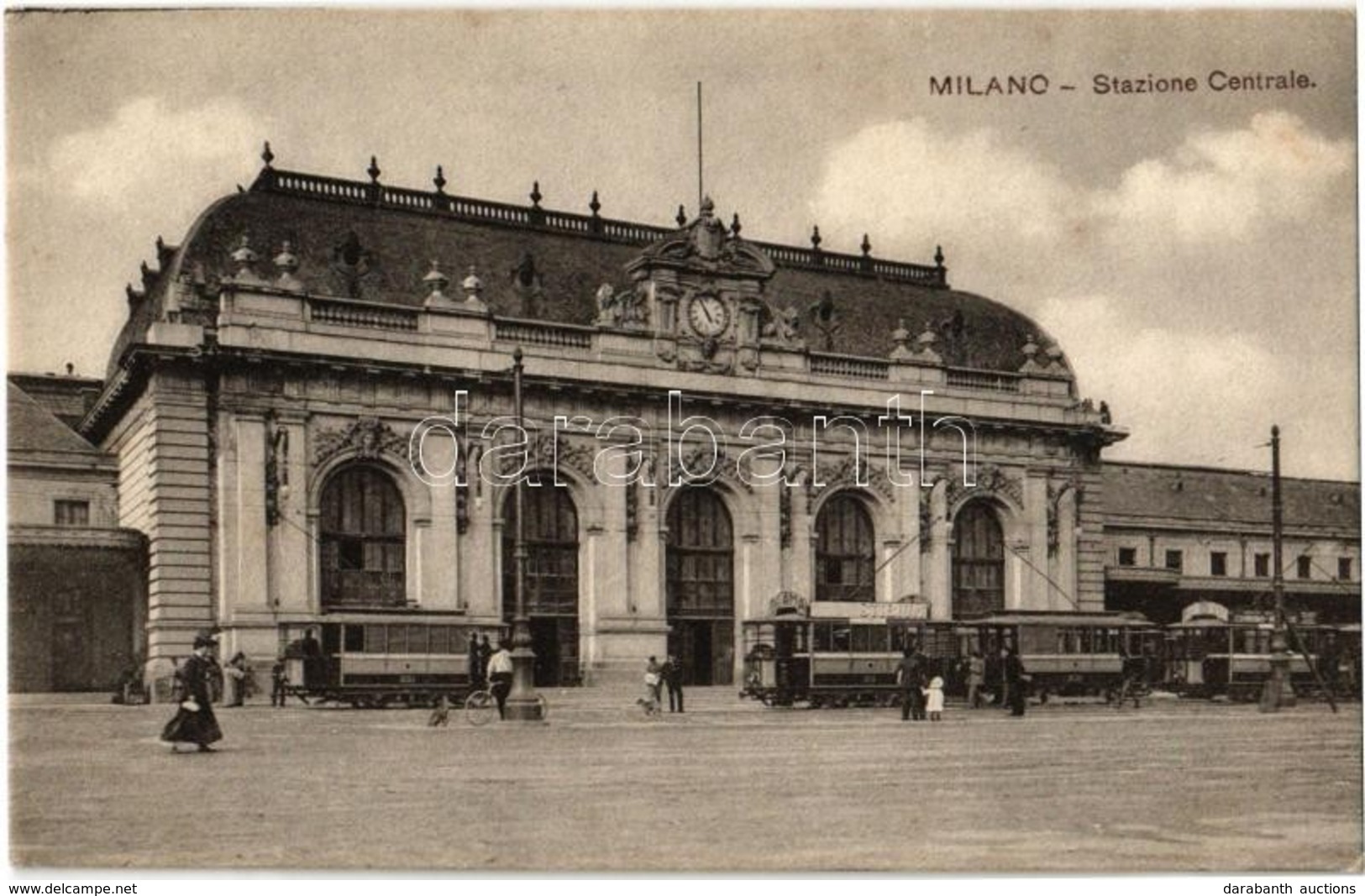 ** T1/T2 Milano, Milan; Stazione Centrale / Railway Station, Trams - Ohne Zuordnung