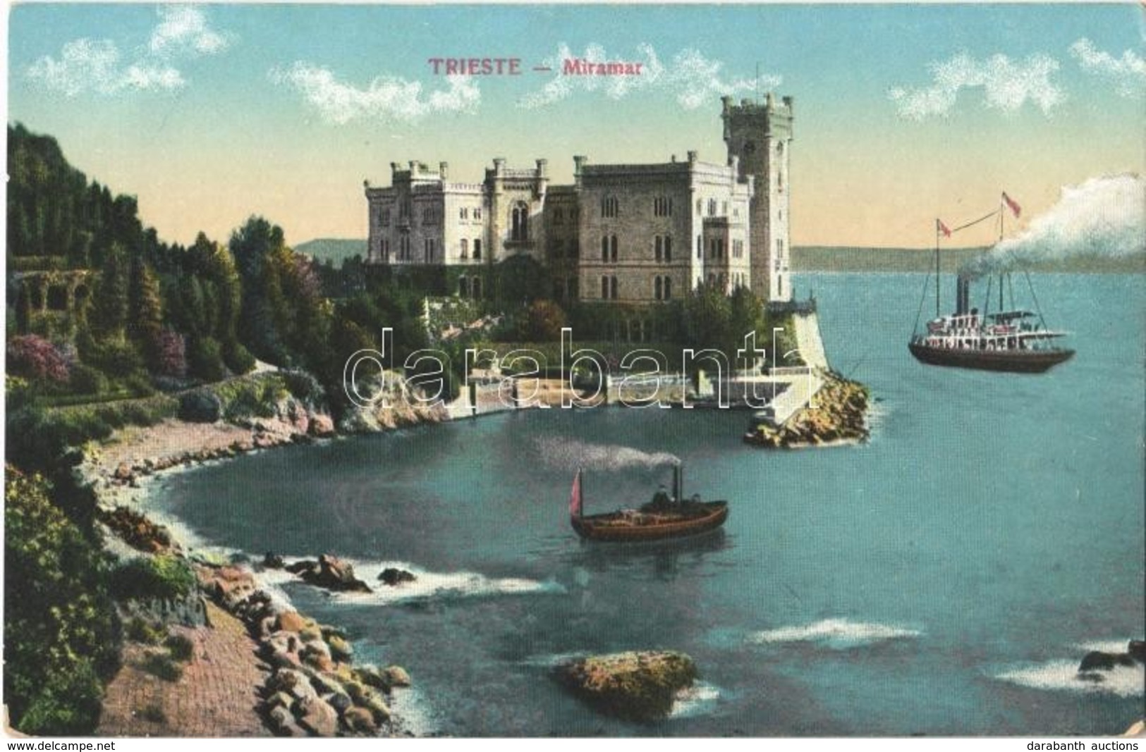 ** T2 Trieste, Miramar Castle, Ships - Ohne Zuordnung