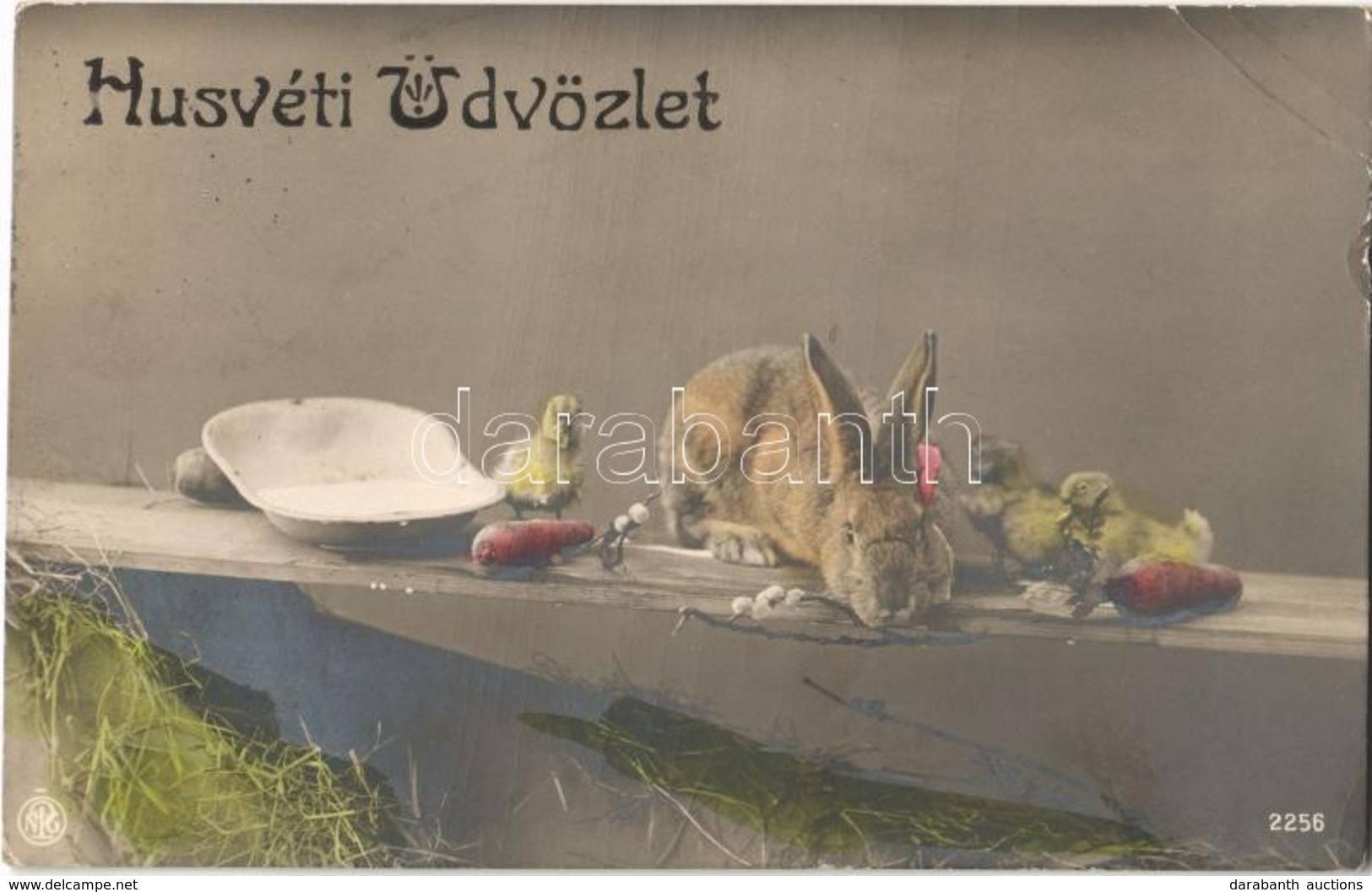 T3 1913 Húsvéti üdvözlet / Easter Greeting (EB) - Ohne Zuordnung