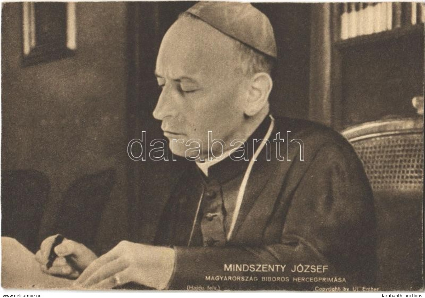 ** T4 Mindszenty József Bíboros és Hercegprímás. Hajdú Felvétele / Hungarian Prince Primate, Archbishop Of Esztergom, Ca - Ohne Zuordnung