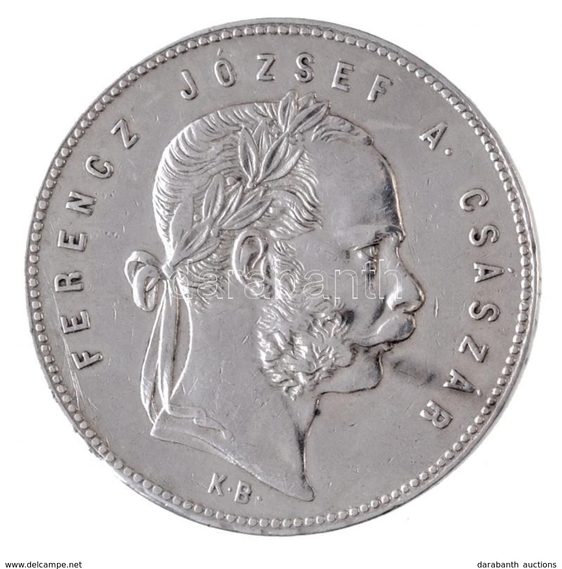 1869KB 1Ft Ag "Ferenc József / Angyalos Címer" Körmöcbánya T:2  Hungary 1869KB 1 Forint Ag "Franz Joseph" Kremnitz C:XF  - Ohne Zuordnung