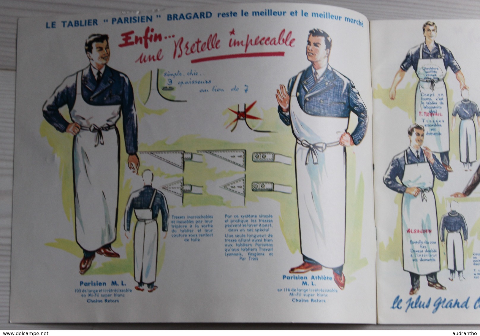 Catalogue Publicitaire 1961 établissements Bragard Vêtements Professionnels Saulxures Sur Moselotte - Publicités