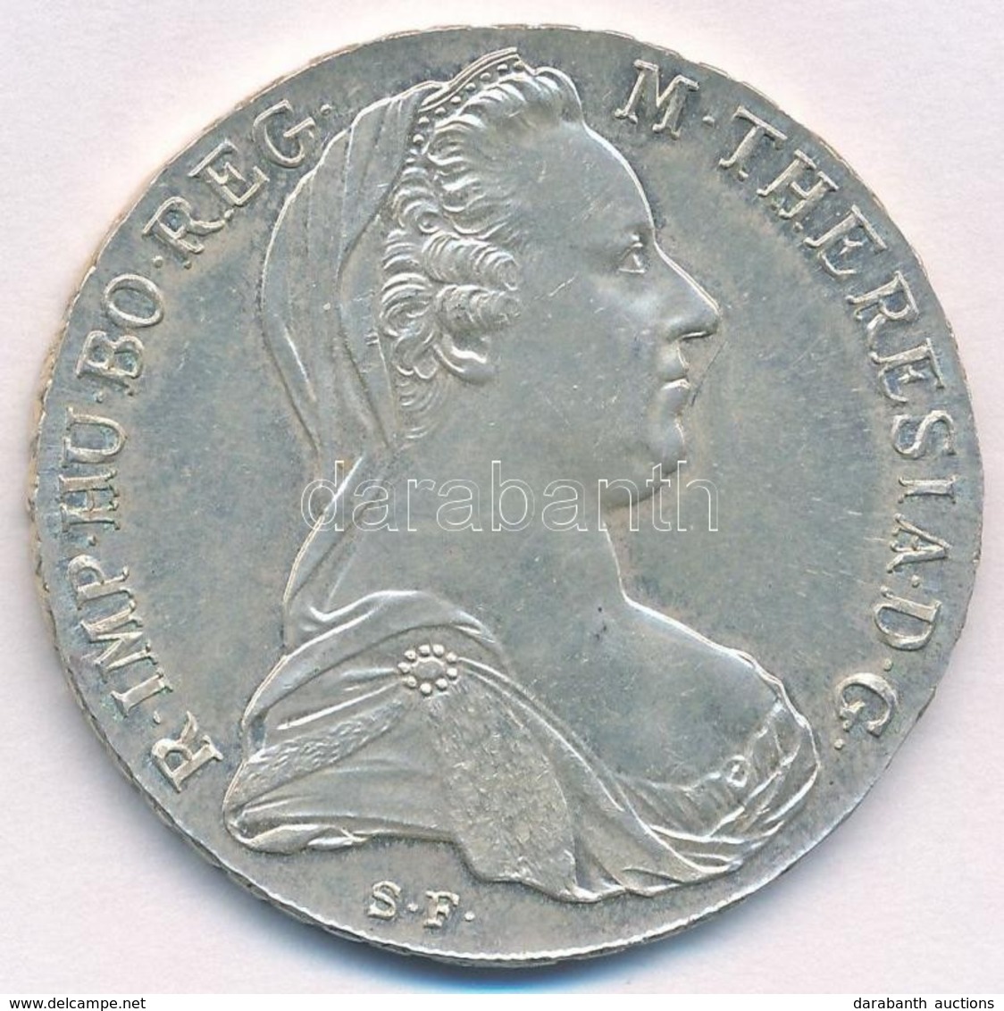 Ausztria 1780SF Tallér Ag "Mária Terézia" Utánveret T:1-,2 Patina Austria 1780SF Thaler Ag "Maria Theresia" Restrike C:A - Ohne Zuordnung