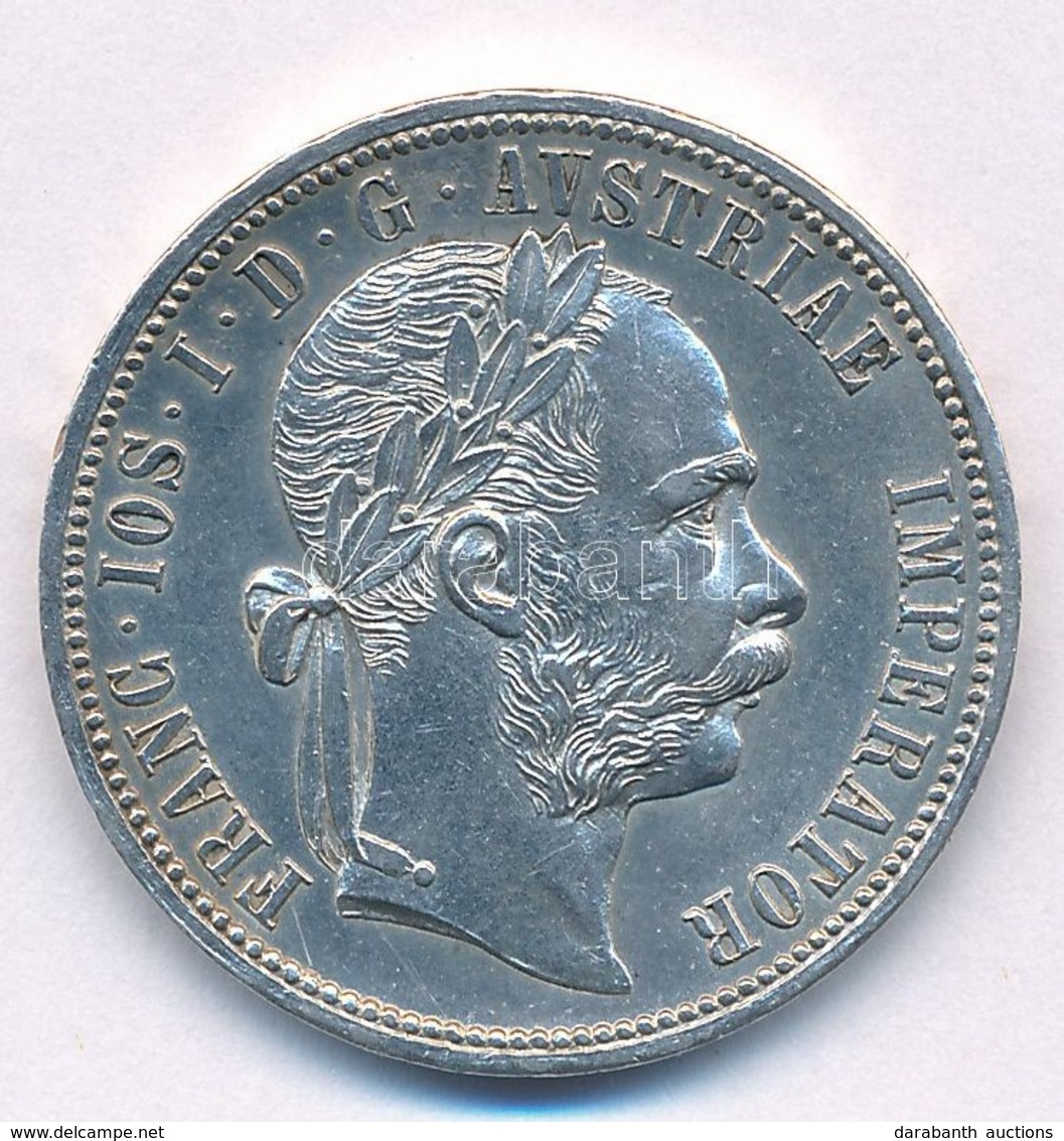 Ausztria 1878. 1Fl Ag "Ferenc József" T:1,1- Apró Ph- Austria 1878. 1 Florin Ag "Franz Joseph" C:UNC,AU Tiny Edge Error  - Ohne Zuordnung