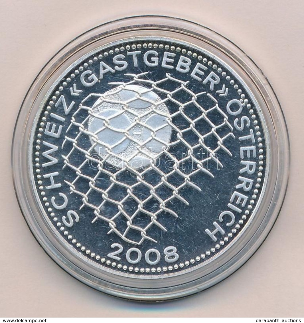 2007. "Schweiz - Gastgeber - Österreich 2008." Cu-Ni-Zn Emlékérme (33mm) T:PP 2007. "Schweiz - Gastgeber - Österreich 20 - Ohne Zuordnung