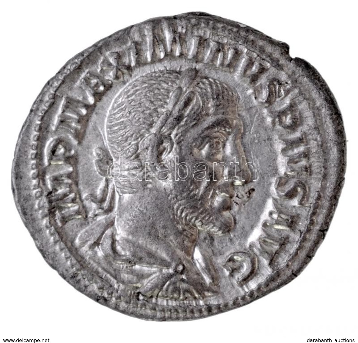 Római Birodalom / Róma / I. Maximinus 235-236. Denár Ag Kapszulában (3,10g) T:2 Roman Empire / Rome / Maximinus I 235-23 - Ohne Zuordnung