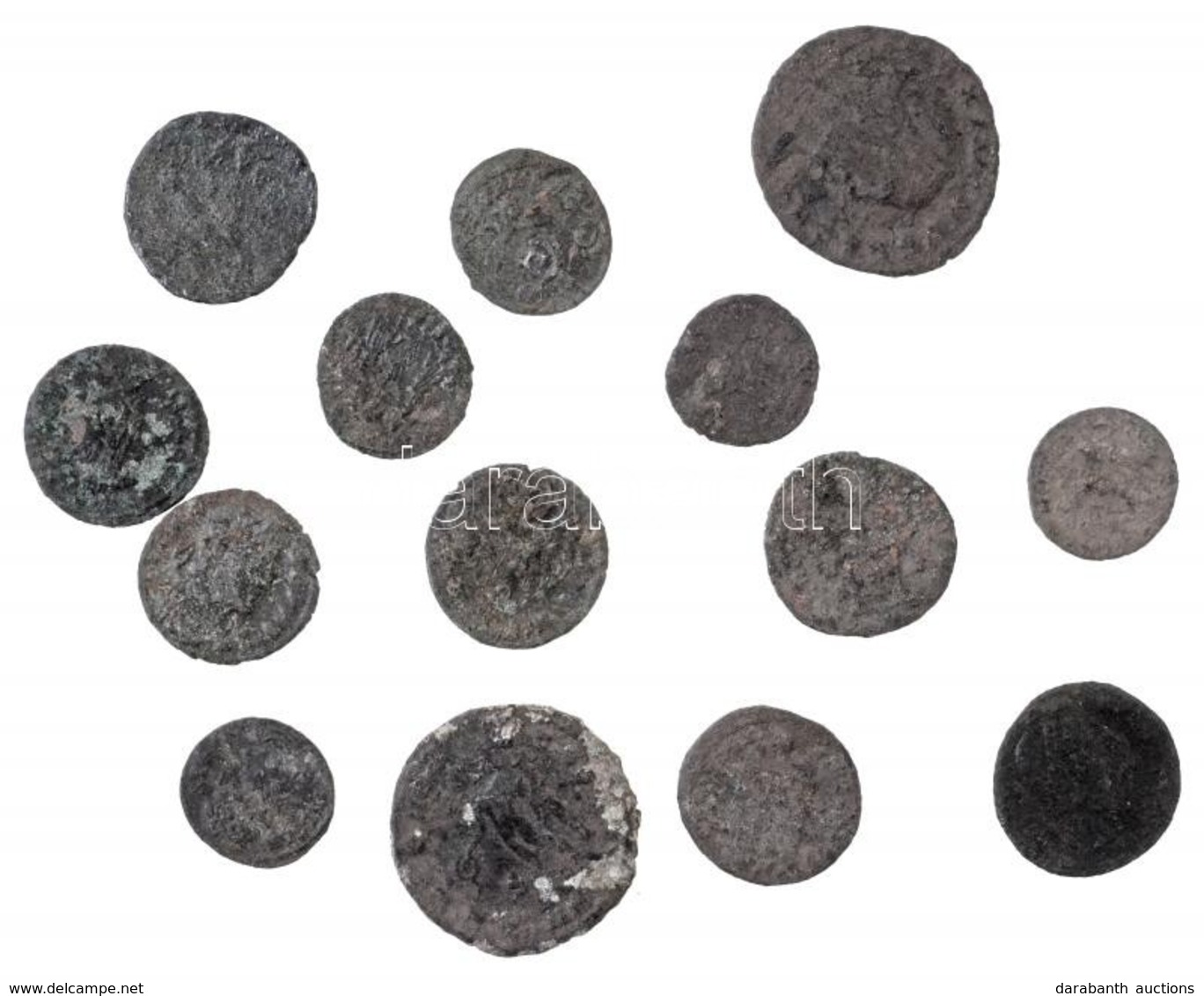 Római Birodalom 14db-os Vegyes Római Rézpénz Tétel T:2-,3 Roman Empire 14pcs Of Various Roman Copper Coins C:VF,F - Ohne Zuordnung