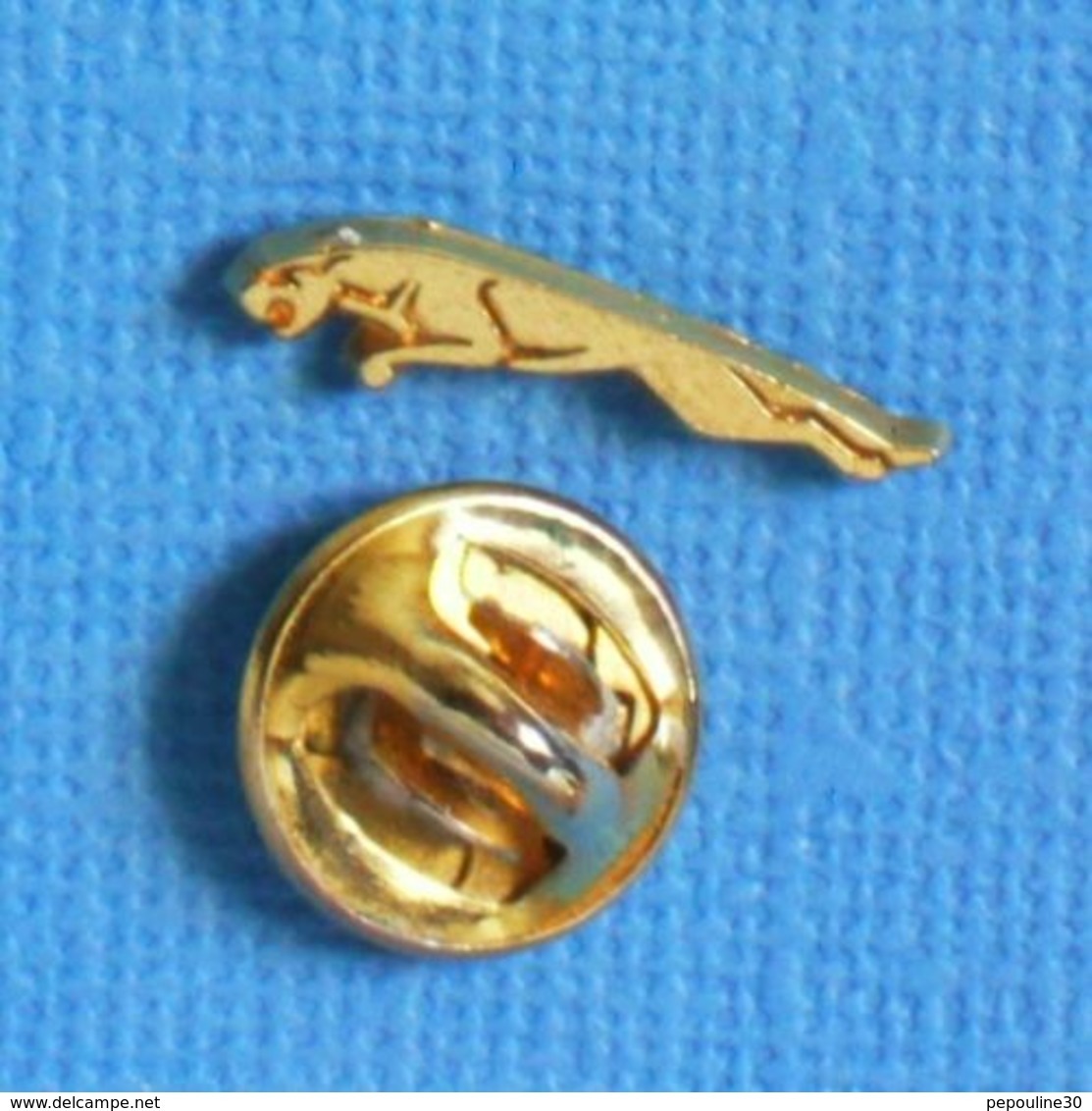 1 PIN'S //  ** LOGO VOITURE / JAGUAR / EMBLÈME JAGUAR BONDISSANT ** - Jaguar