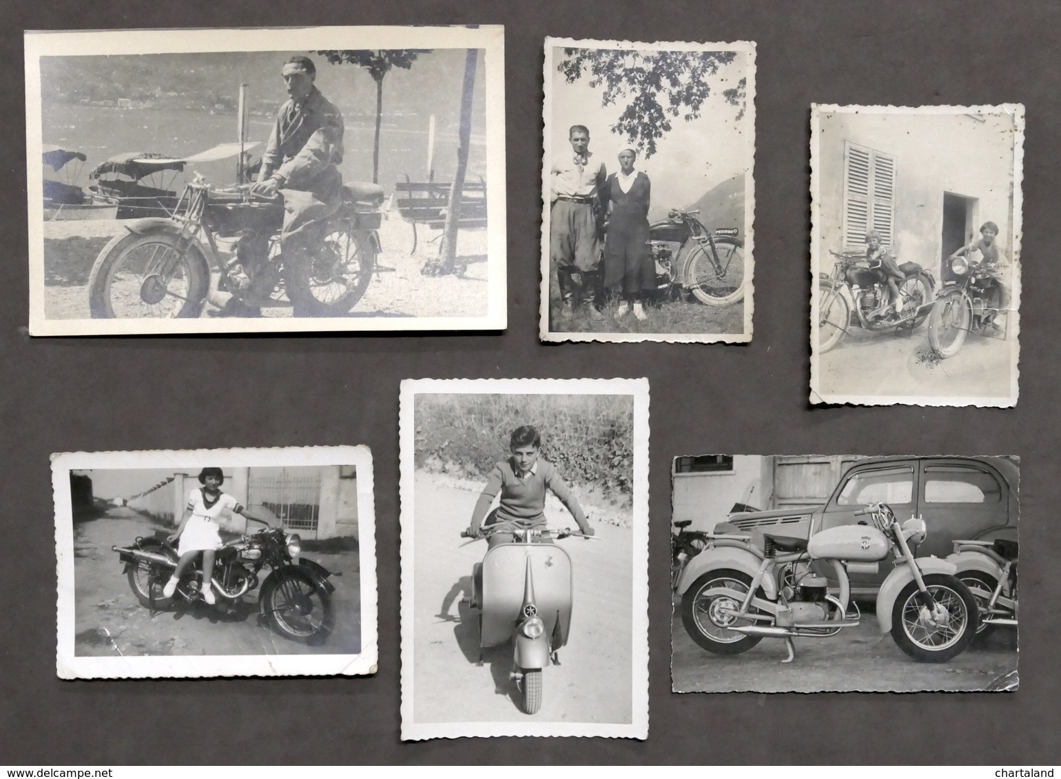 Lotto 6 Fotografie Di Moto D'epoca - Autres & Non Classés