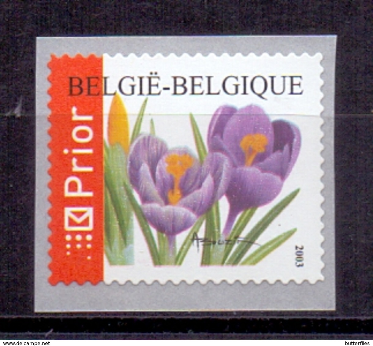 Belgie - ^ 2003 - OBP - **  Rolzegel 107   - Crocus -  Bloemen -  Andre Buzin - Coil Stamps