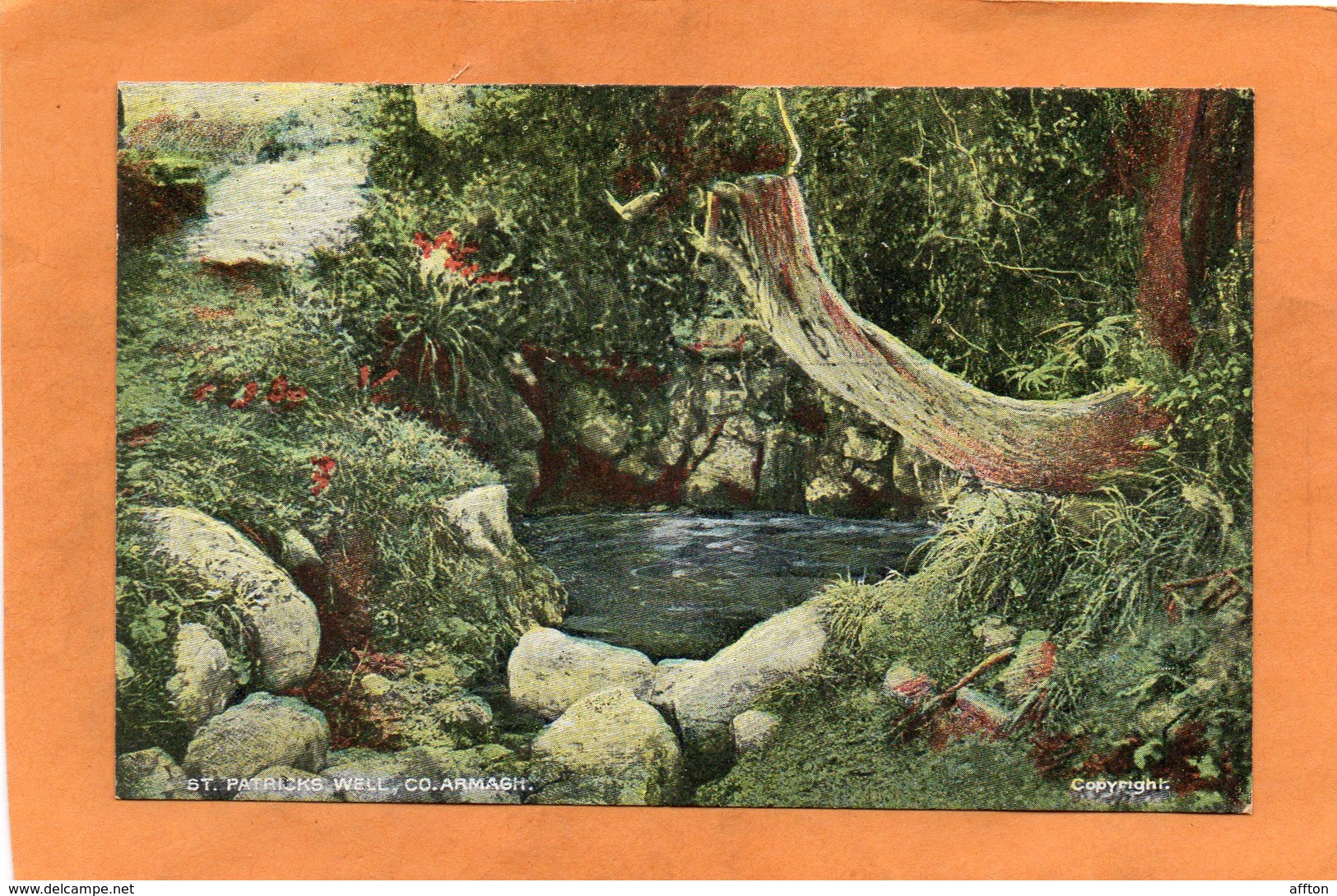 St Patricks Well Northern Ireland 1905 Postcard - Armagh