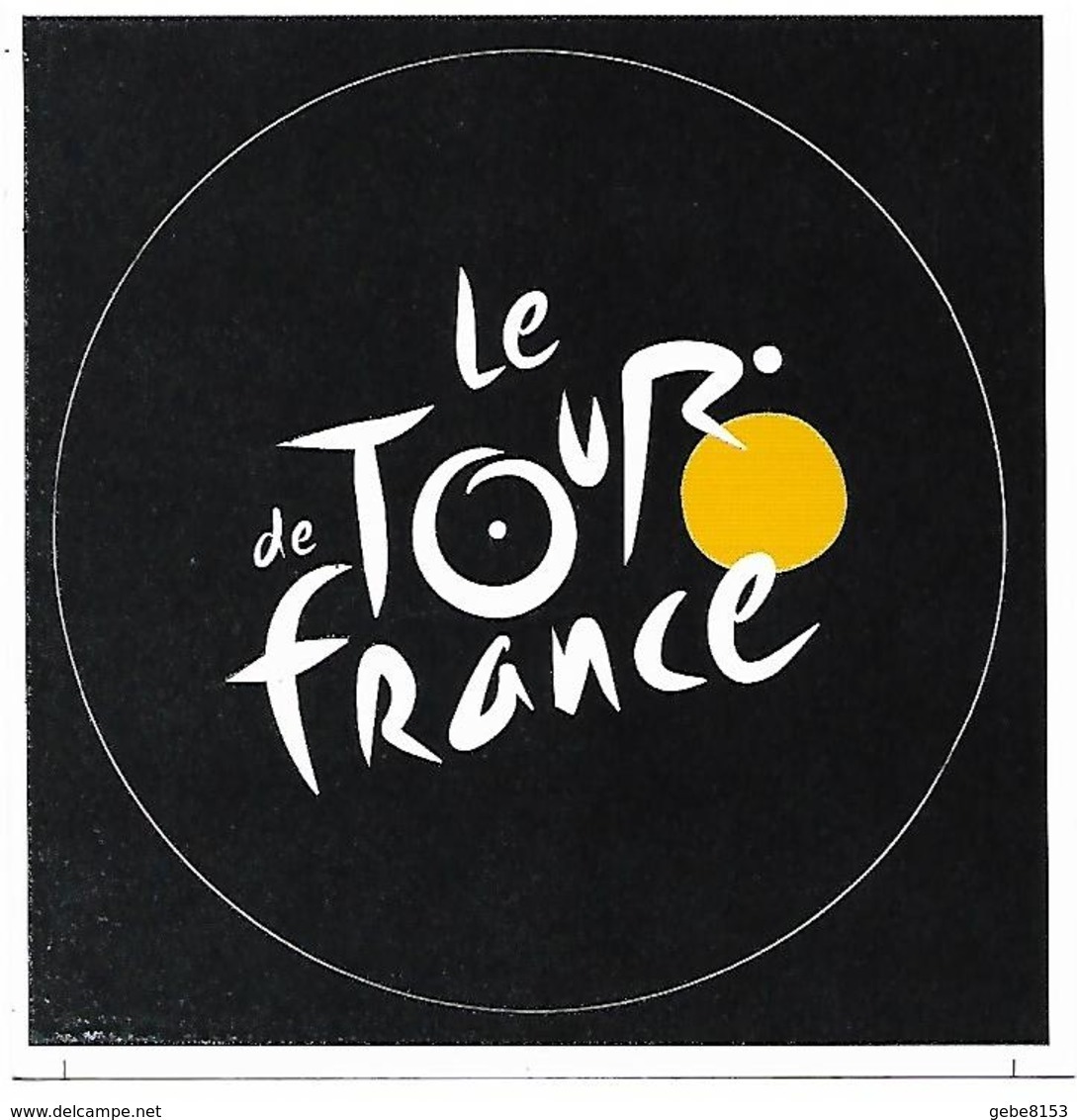 Tour De France 2018 - Autocollant Rond Fond Noir Vélo Sport Cyclisme Cycliste - Cyclisme