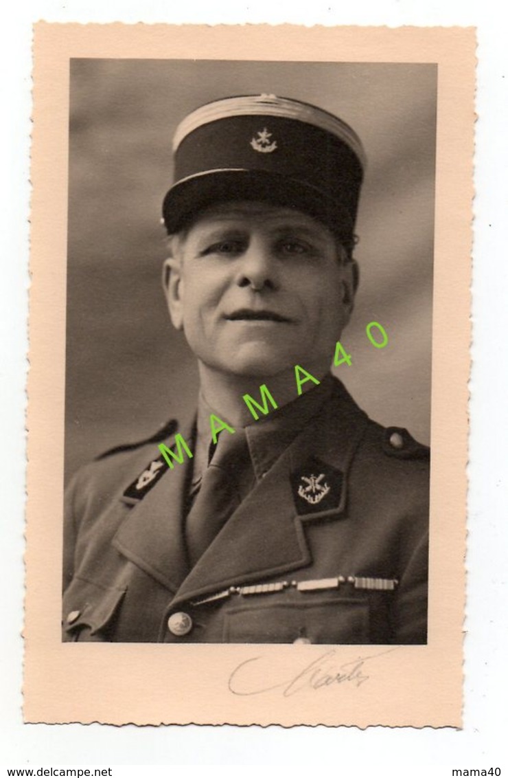 PHOTO - MILITARIA - PORTRAIT D'UN MILITAIRE AVEC KEPI - Guerre, Militaire