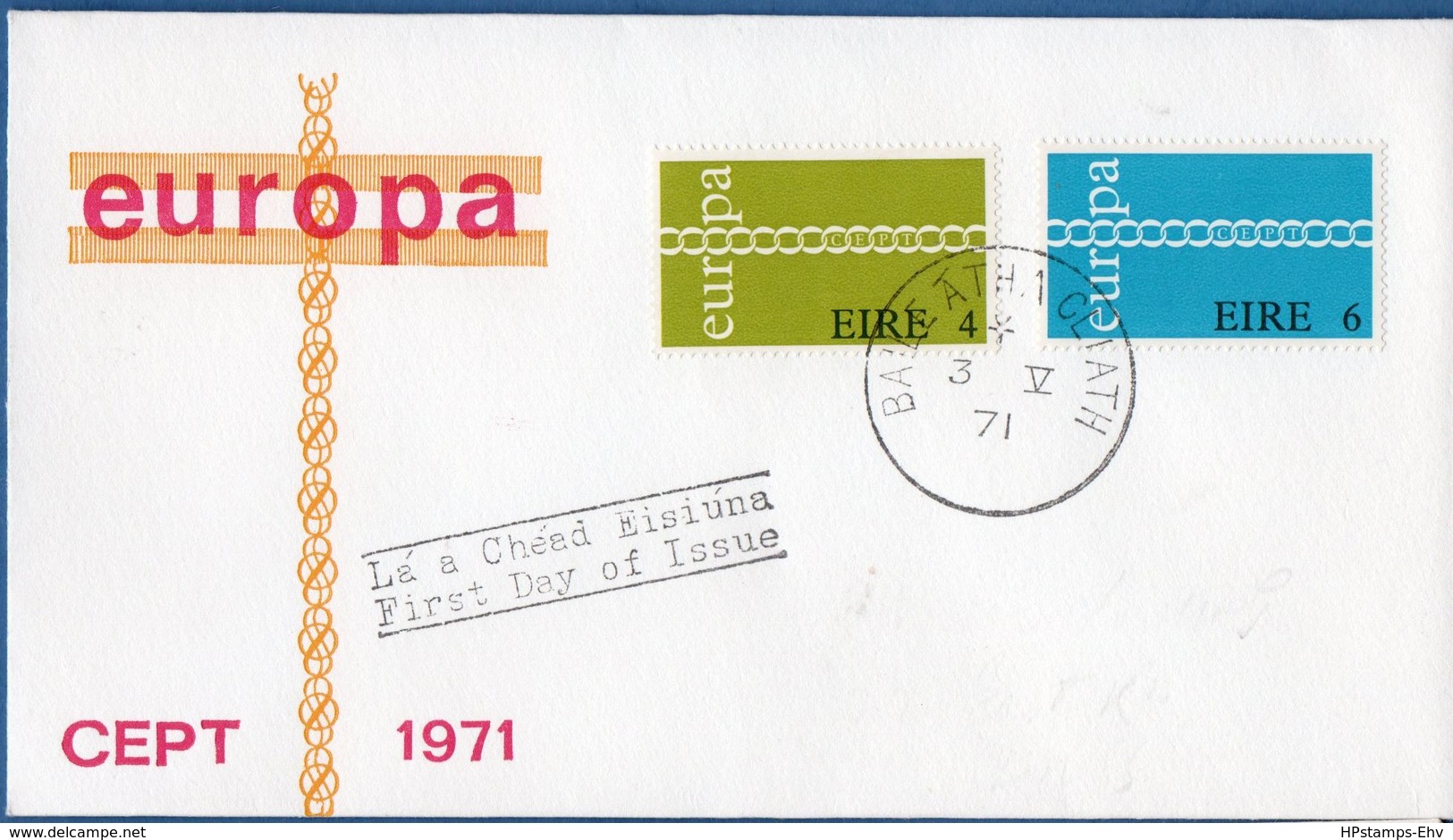 Ireland, Eire 1971 Europa Cept FDC 2002.2906 - 1971