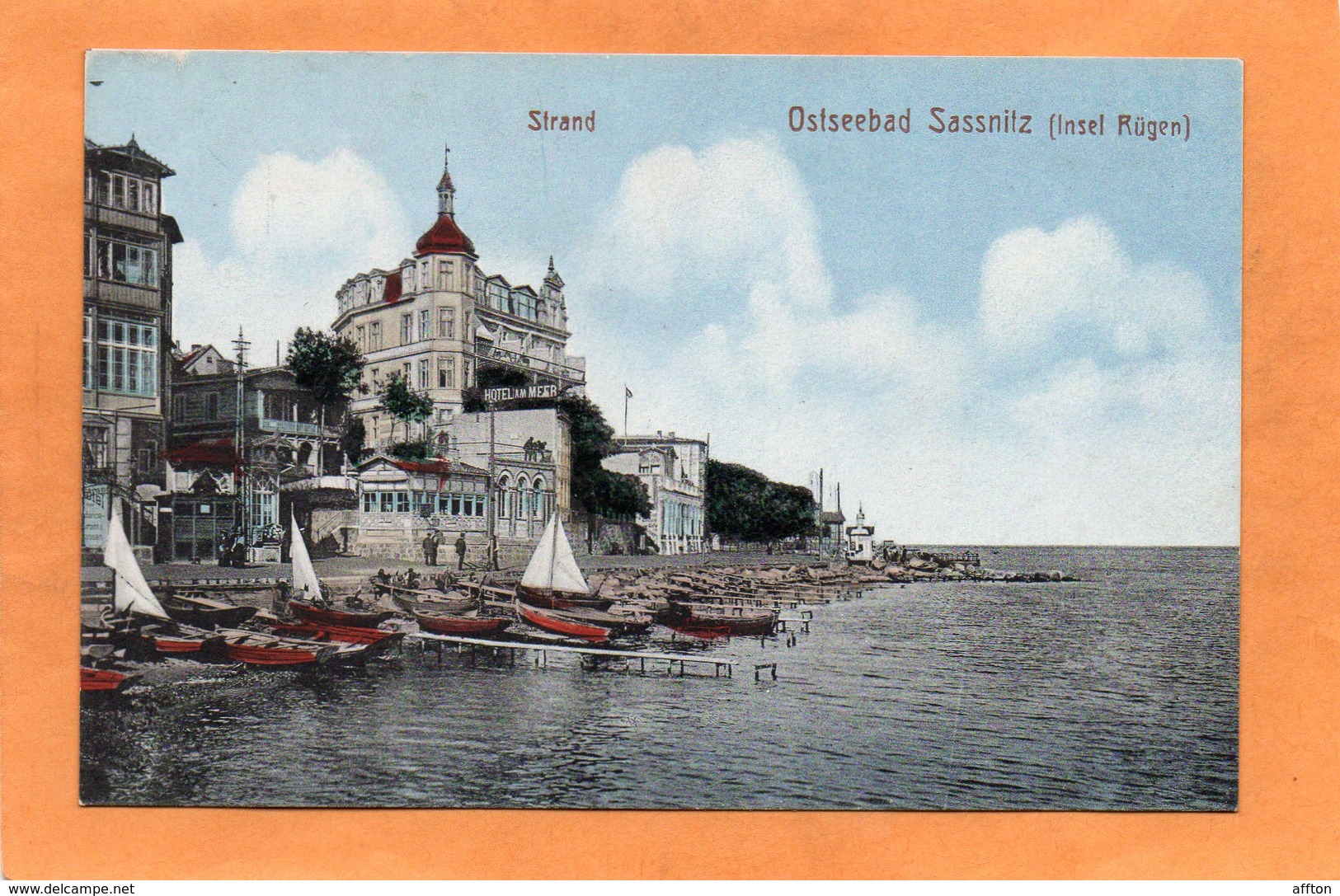 Sassnitz Germany 1906 Postcard - Sassnitz