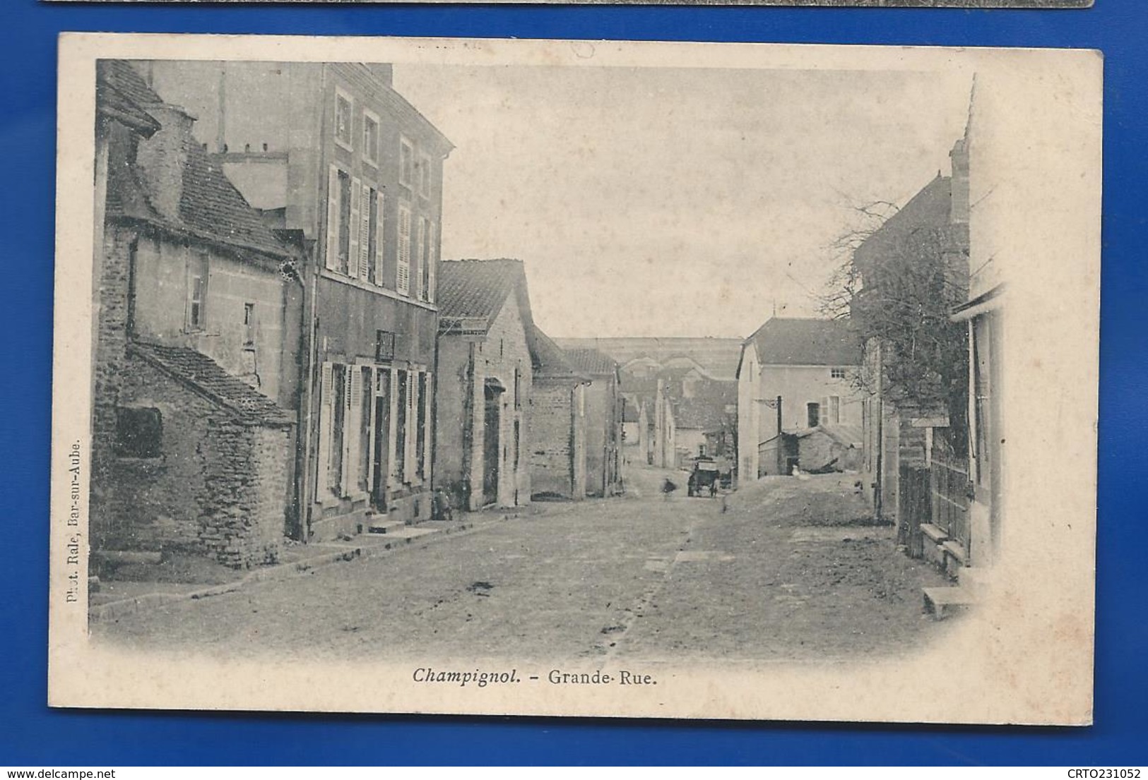 CHAMPIGNOL   Grande Rue    écrite En 1905 - Other & Unclassified