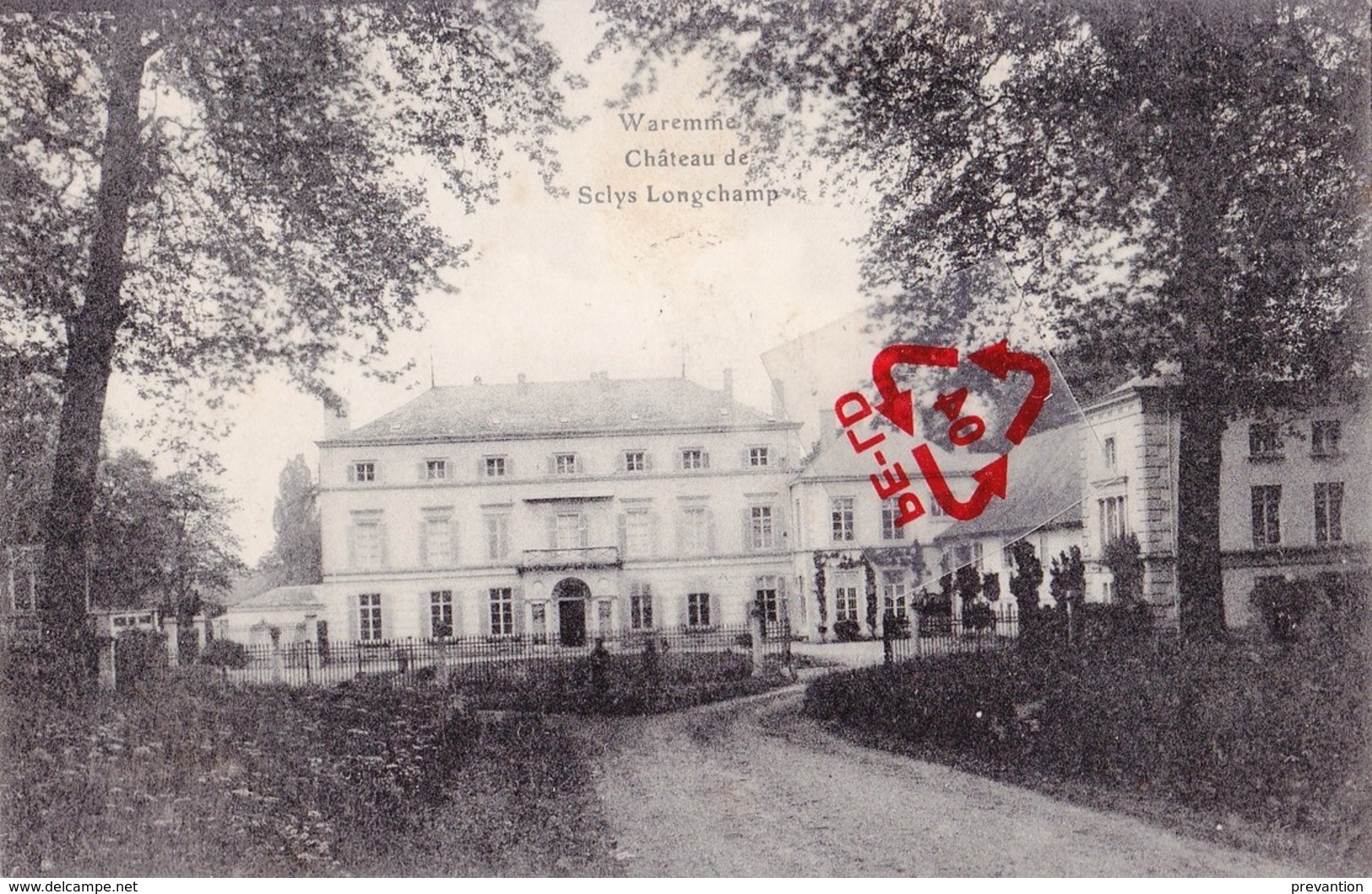 WAREMME - Château De Sclys Longchamps - Carte Circulé En 1920 - Borgworm