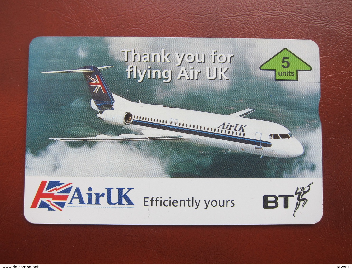 O121 Air UK,mint With A Unclear Scratch - BT Emissions Etrangères