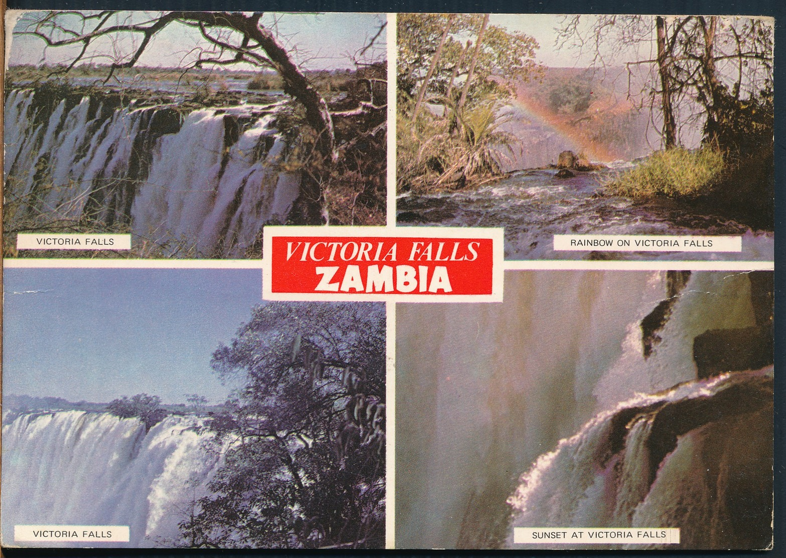 °°° 18916 - ZAMBIA - VICTORIA FALLS - VIEWS - 1977 With Stamps °°° - Zambia