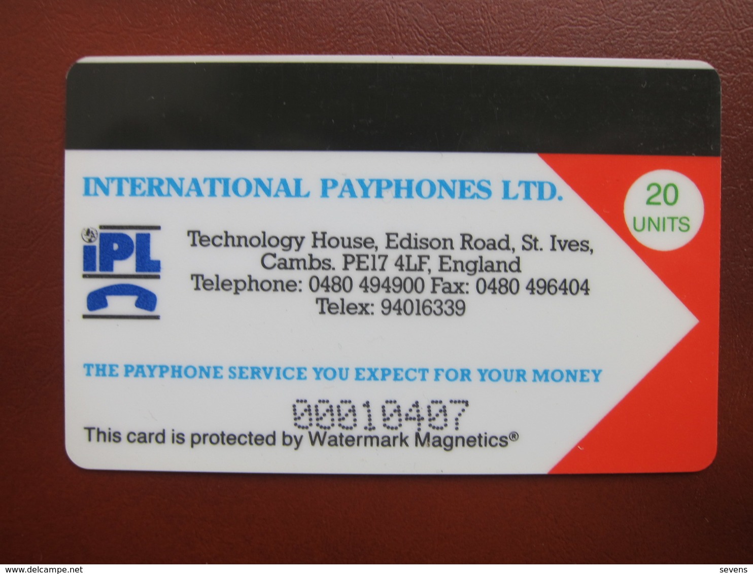IPH Autelca Phonecard,IPH6000 Card Telephone,20 Units - [ 8] Firmeneigene Ausgaben
