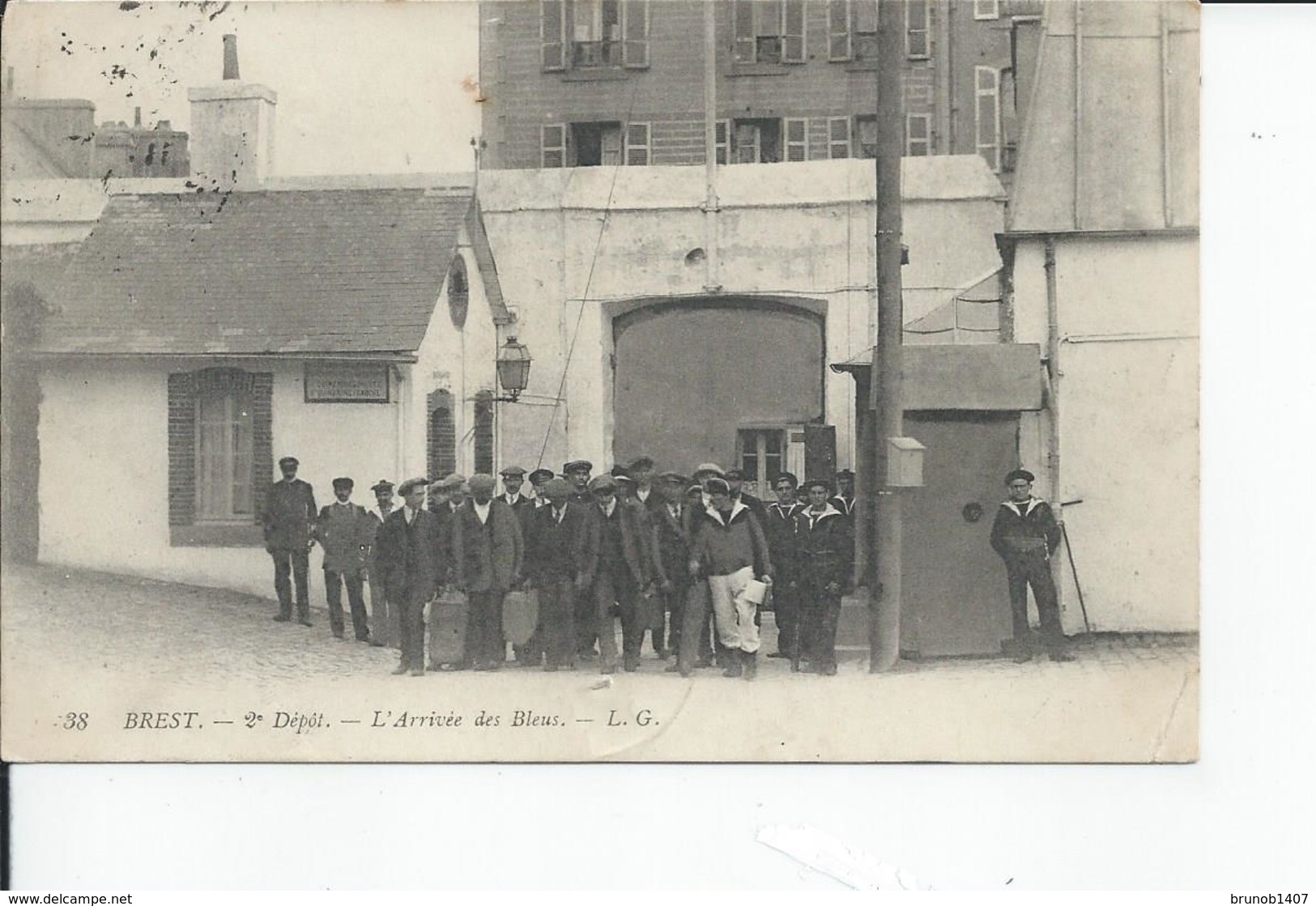 BREST   L'arrivee Des Bleus1914 - Brest