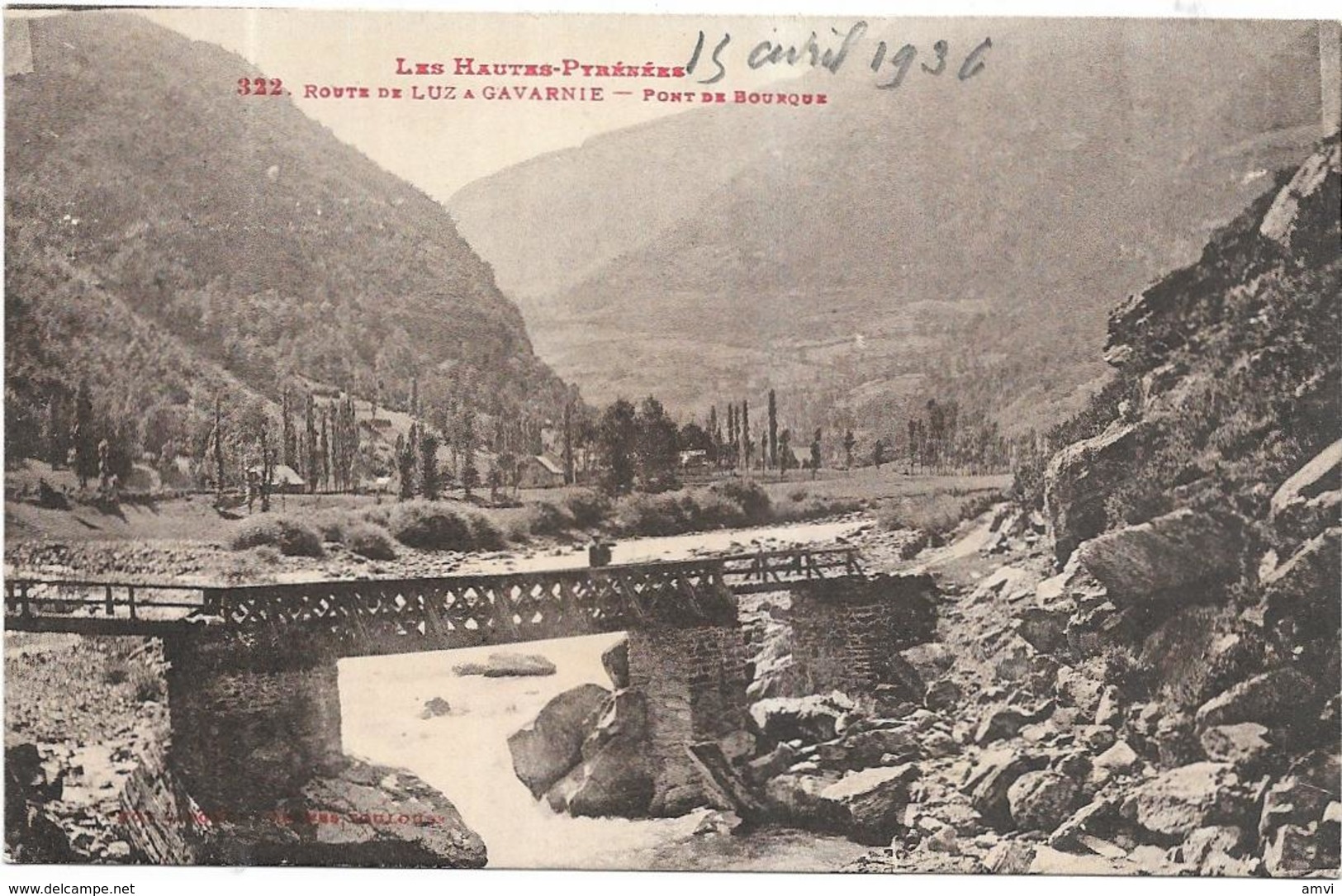 4094 65 - Gavarnie Route De Luz A Gavarnie Pont De Bourque - Gavarnie