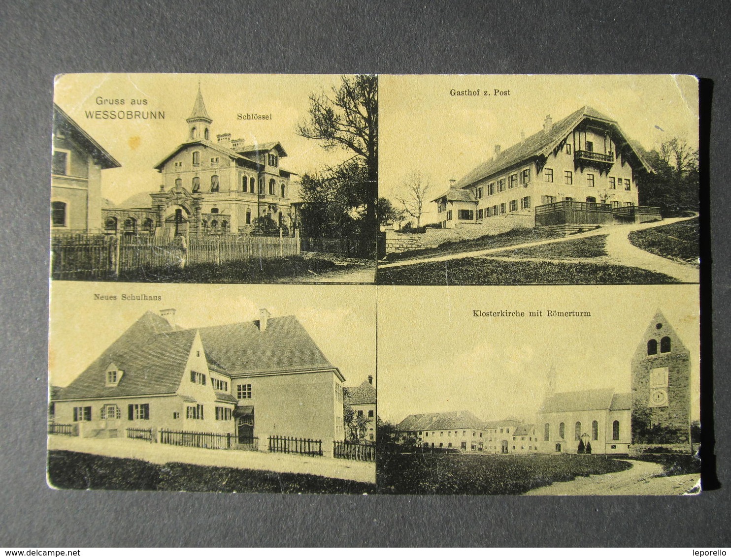 AK WESSOBRUNN B. Weilheim Gasthof 1910  // D*42294 - Weilheim