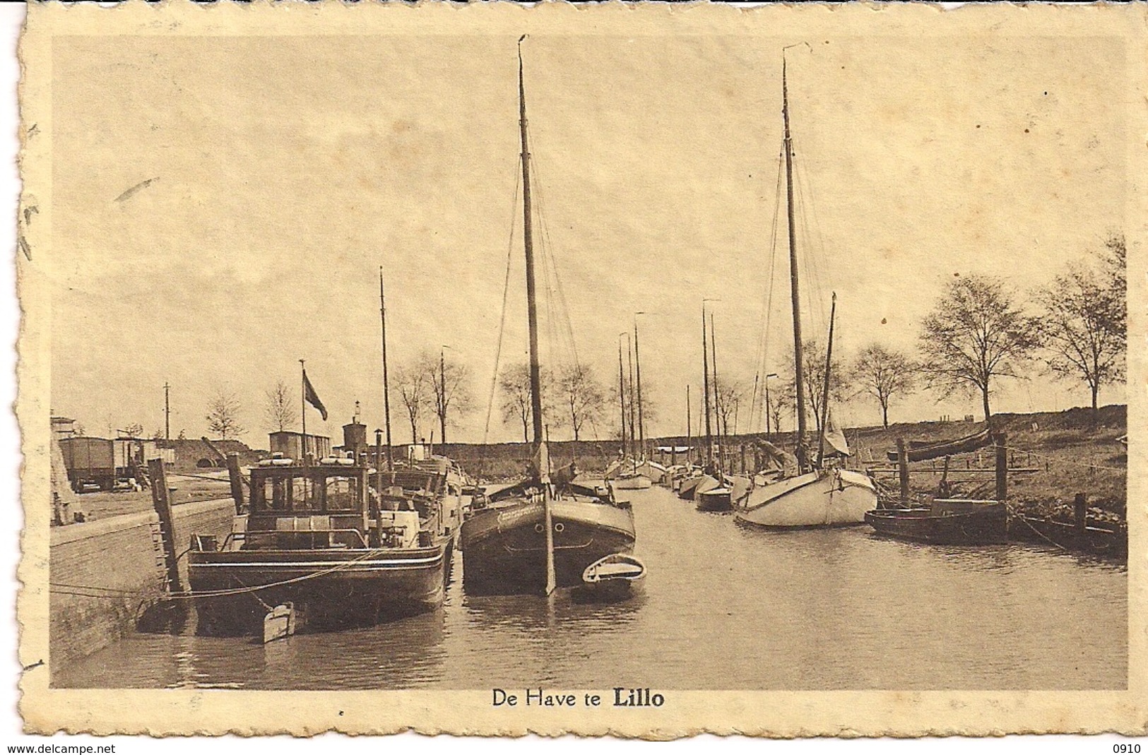 LILLO-ANTWERPEN "DE HAVEN "UITGAVE HOTEL SCALDIS-LILLO FOTO : J.VAN HEESCH,DEURNE - Antwerpen