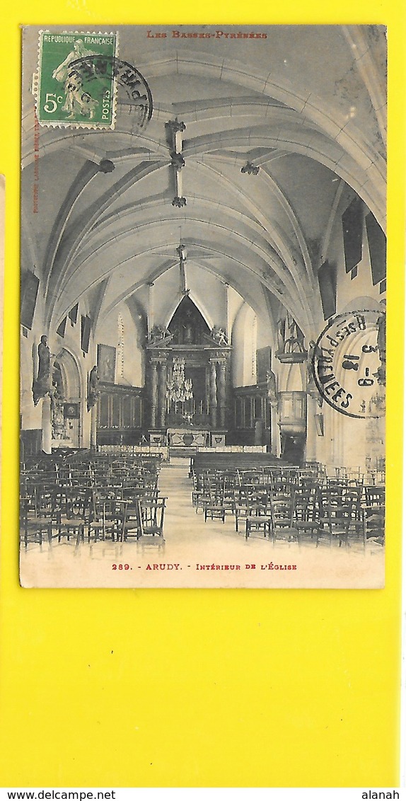 ARUDY Intérieur De L'Eglise (Labouche) Pyrénées Atlantiques (64) - Arudy