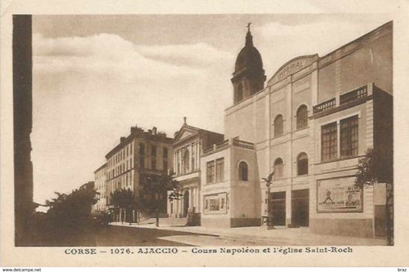 CPA   Ajaccio  église St Roch - Ajaccio