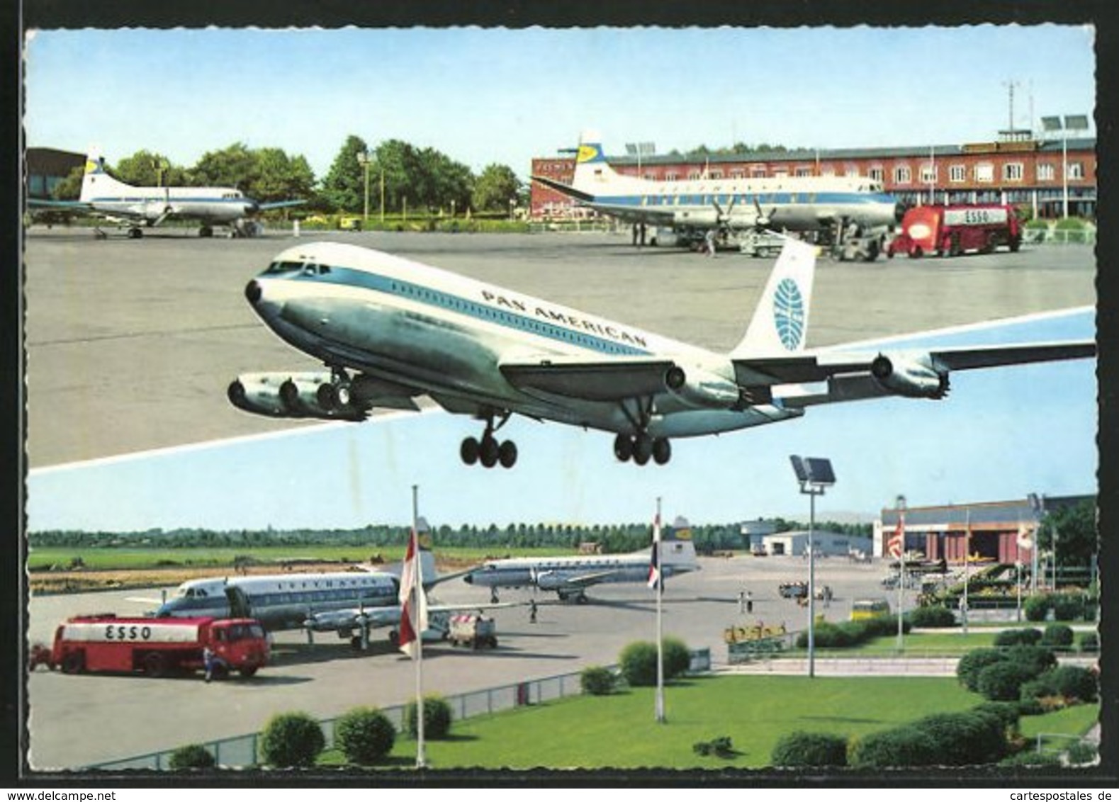 AK Bremen, Flughafen, Flugzeug Der Pan American Beim Start - Altri & Non Classificati