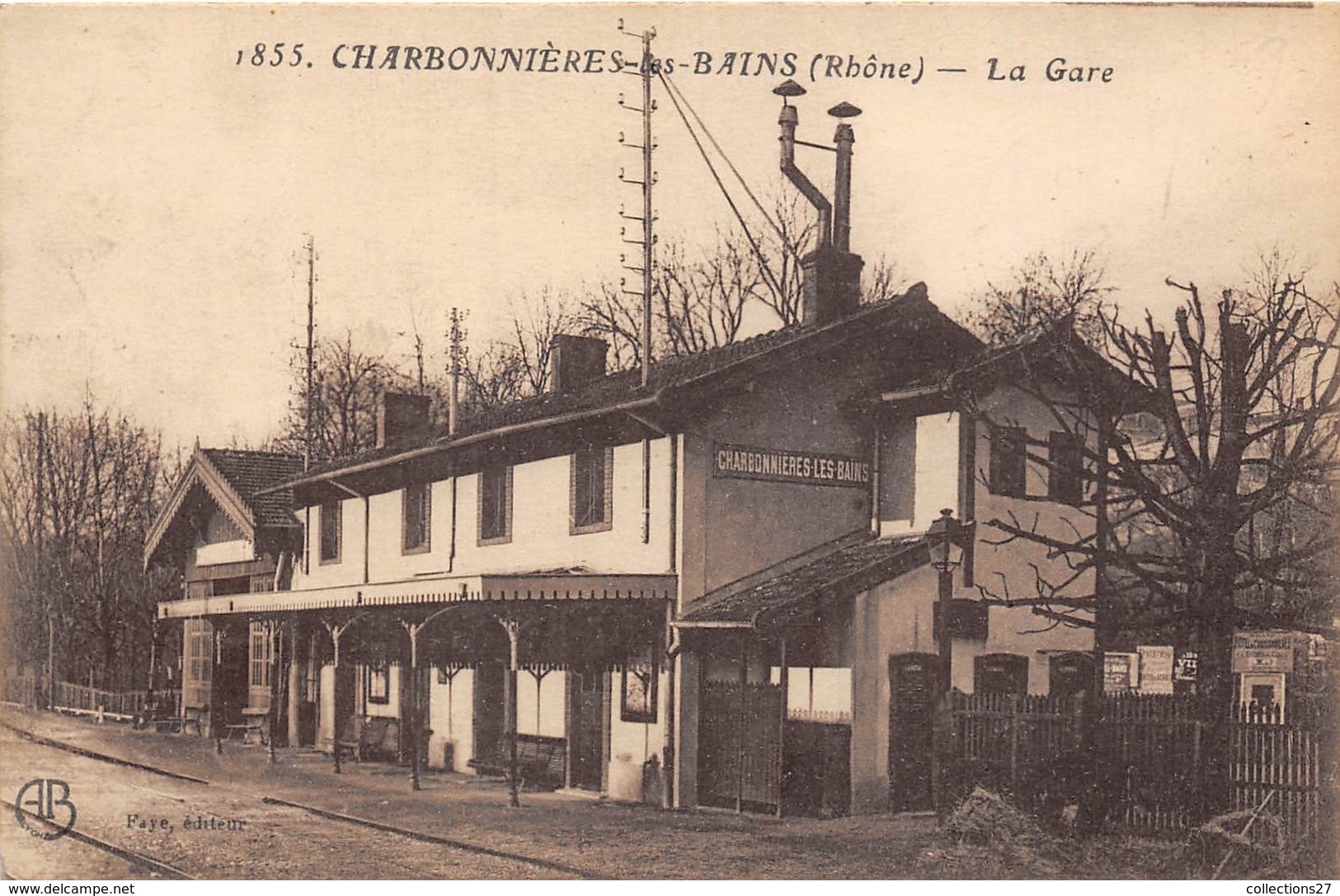 69-CHARBONNIERES-LES-BAINS-LA GARE - Charbonniere Les Bains