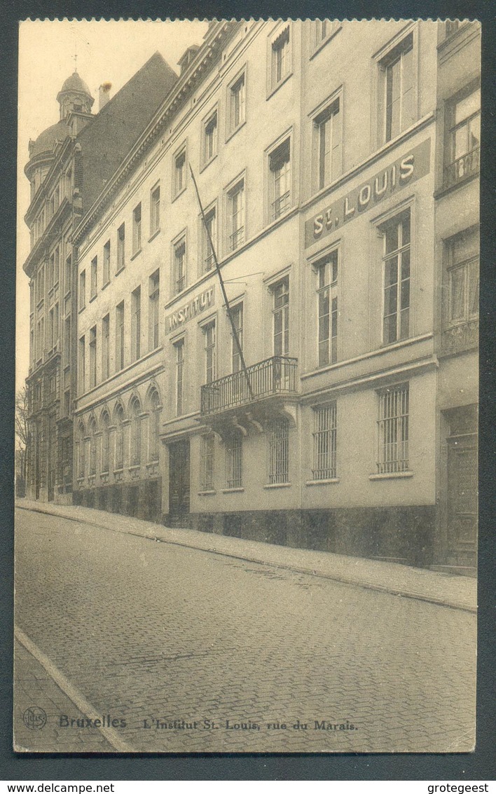 C.P. De L'Institut SAINT-LOUIS Rue Du Marais - W0559 - Educazione, Scuole E Università